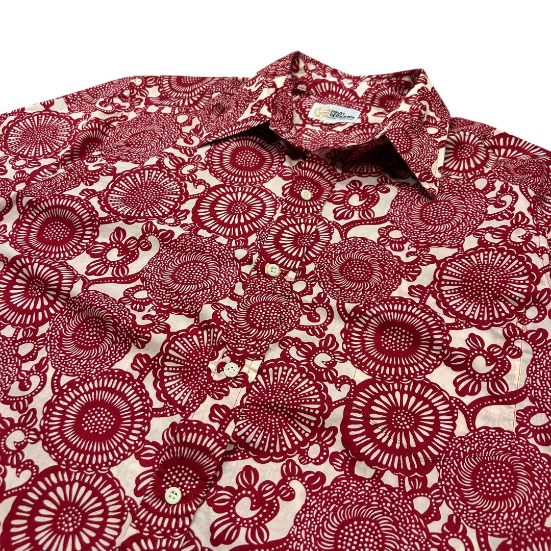 美品 70's Vintage 香港製 reyn spooner アロハシャツ