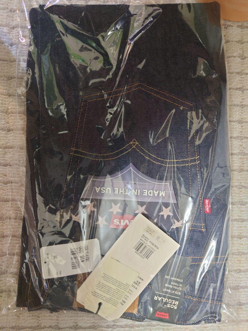 【新品未開封】LEVI\'S　505　MADE IN　USA W36L34