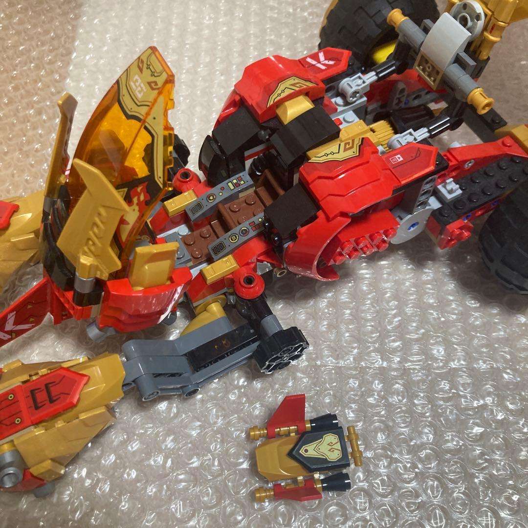 LEGOレゴニンジャゴー カイのゴールデンドラゴンレイダー71773と71789