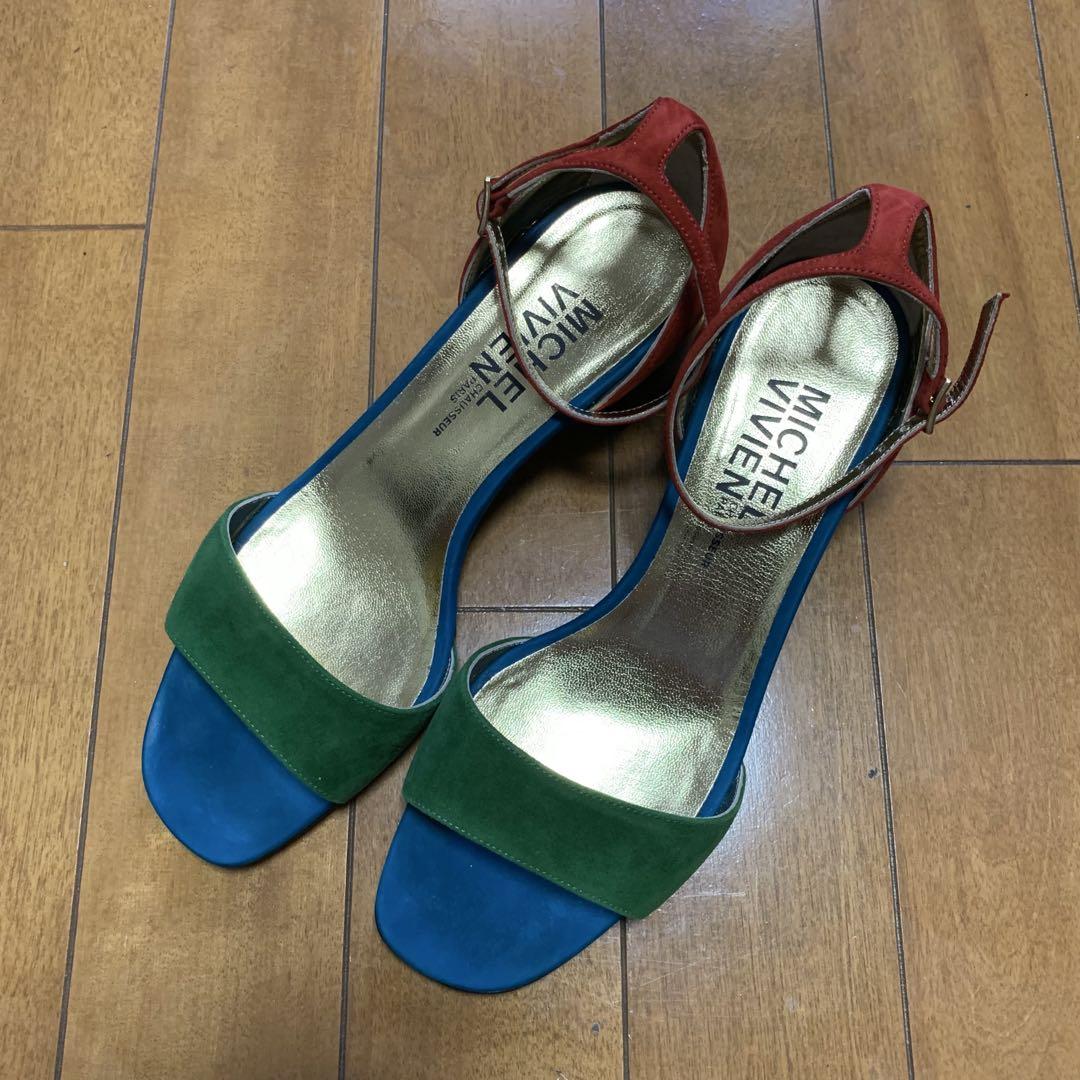 未使用値下】MICHEL VIVIEN ミッシェルヴィヴィアンサンダル