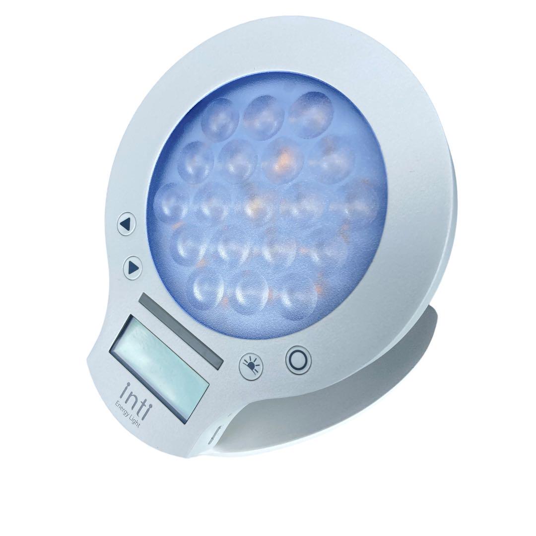 ★良品★ 光目覚まし時計　inti4s Energy Light ホワイト