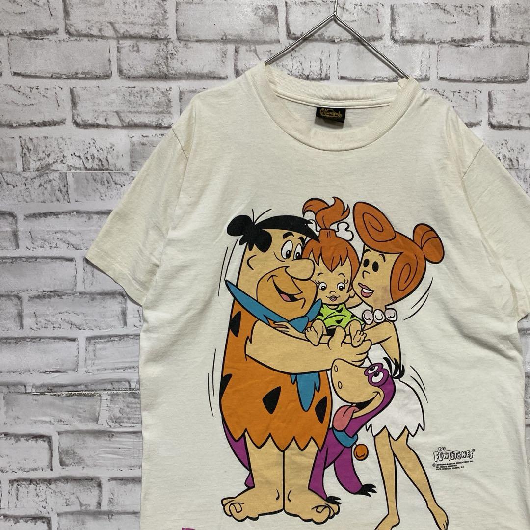 USA製90sヴィンテージTシャツ！シングルステッチ　ホワイト半袖古着　L 1