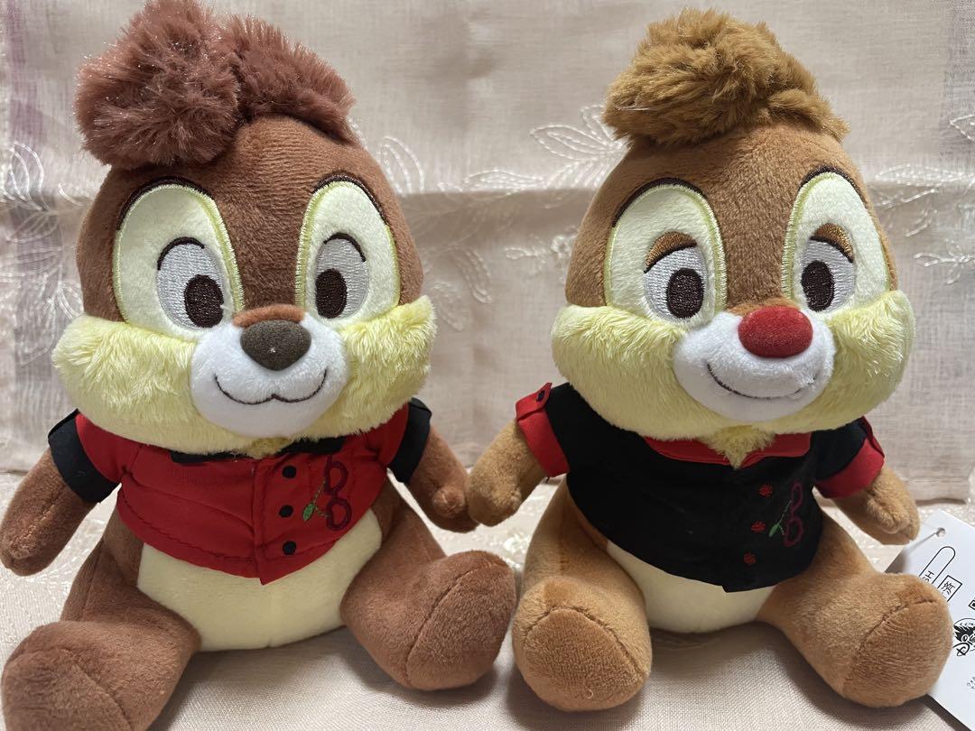 新品:チップとデール ぬいぐるみ セット（タグ付き） Amazon.co.jp: チップとデール ぬいぐるみ セット マスコット