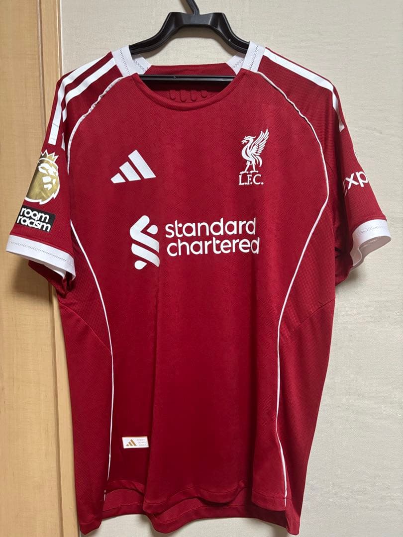 新品未使用】ヴィルツ リバプール 25/26 選手仕様 PL仕様 ユニフォーム