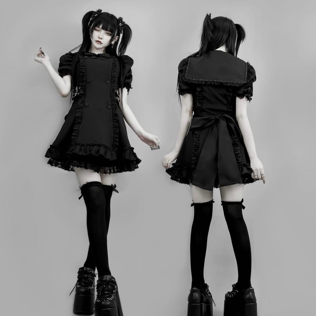 ♡ DimMoire 冥界少女のセーラーSETUP Black ♡ DimMoire 冥界少女のセーラーSETUP Black
