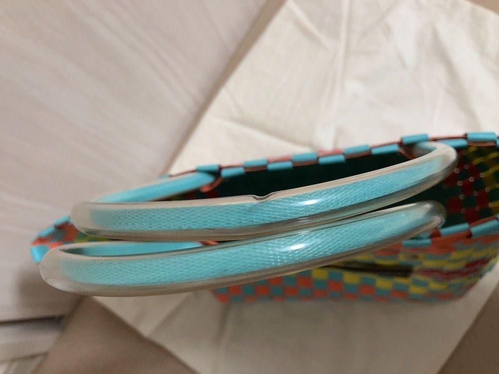 定番　MARNI マルニ カラフル　マルチカラー　かごバッグ ハンドバッグ