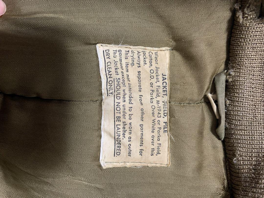 米軍M43 ライナージャケット