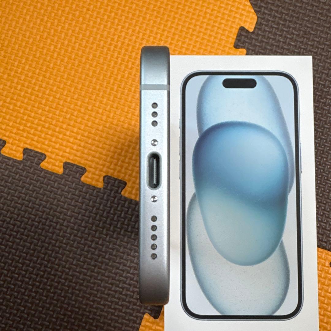 Apple iPhone 15 ブルー128gb 本体 バッテリー95% 美品 - メルカリ