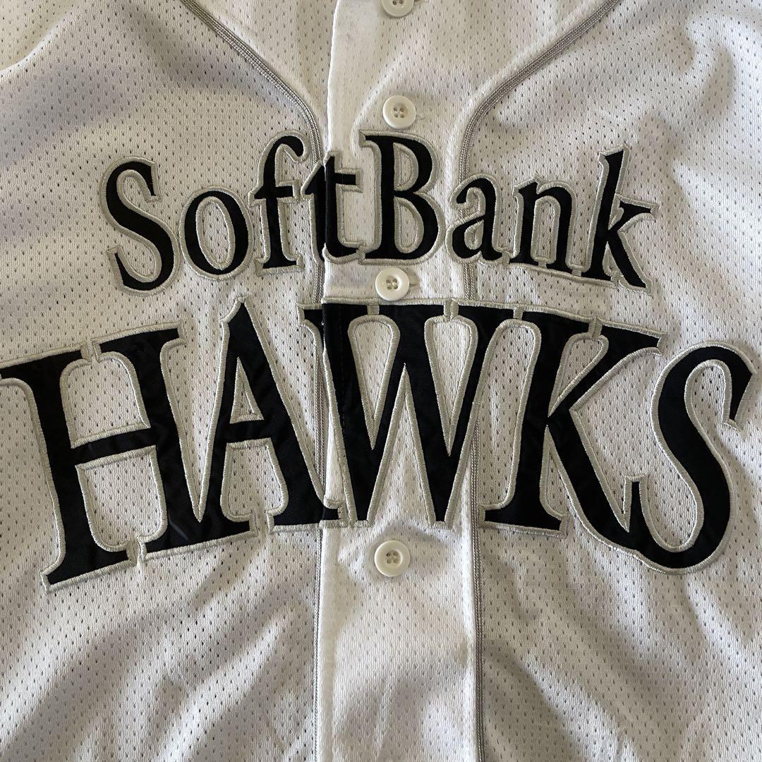 mizuno 福岡SoftBank HAWKS ユニフォーム 古着 Lサイズ