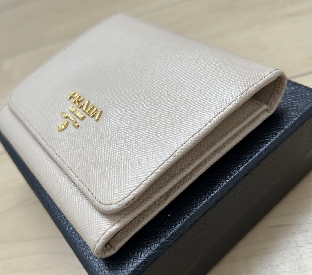 PRADA サフィアーノ 三つ折り財布★1M0176★CIPRIA PRADA サフィアーノ 三つ折り財布 PEONIA / TAMARIS / COBALTO