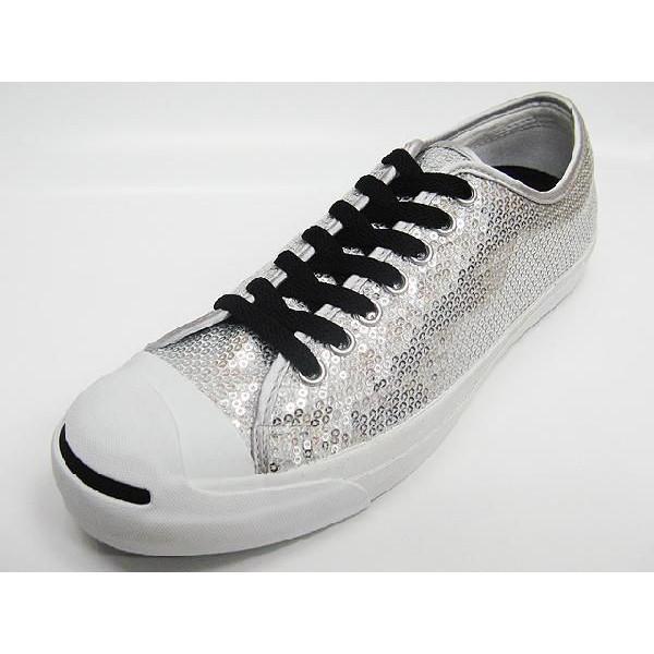 新品 コンバース ジャックパーセル スパンコール SPANGLE 25.5cm銀 画像11