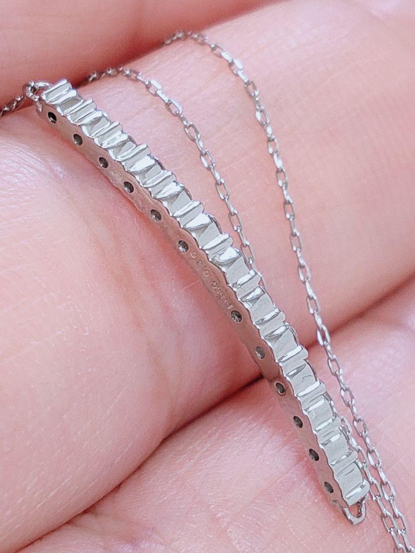 年末セール ダイヤモンド0.20ct pt950ペンダント pt850ネックレス