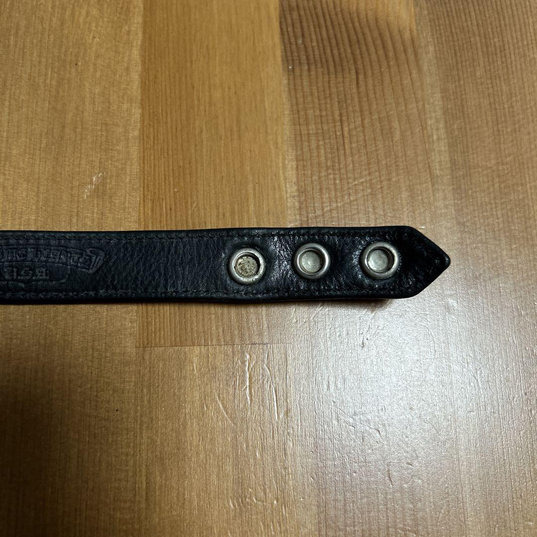 アクセサリー Chrome Hearts 3 Button 2 Snap Leather