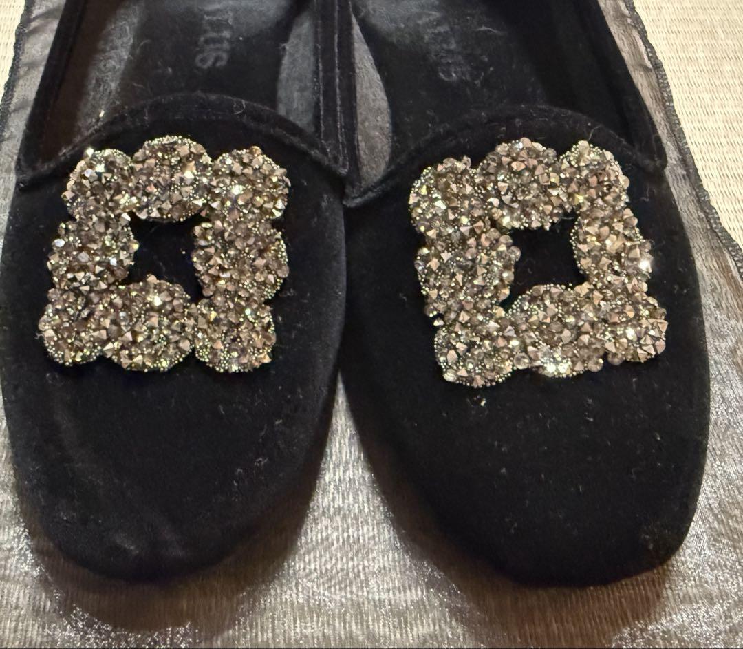 IENA＊MALUS/マリュス VELVET SHOES