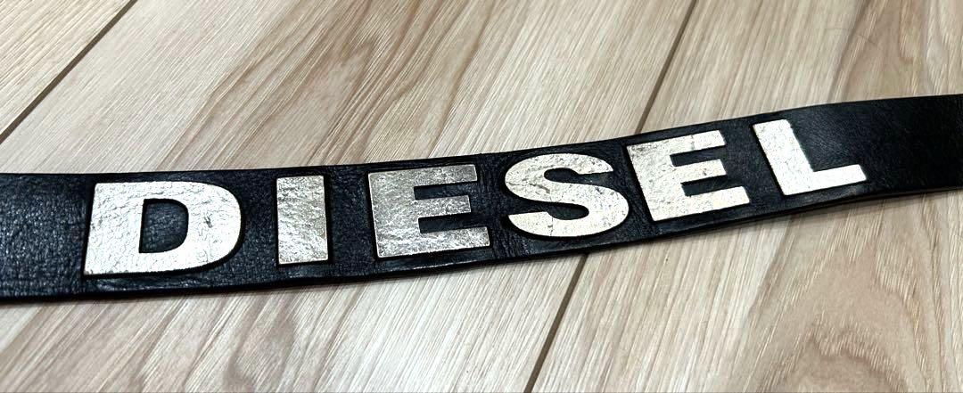完売品　DIESEL レザー 革 ベルト　ブラック