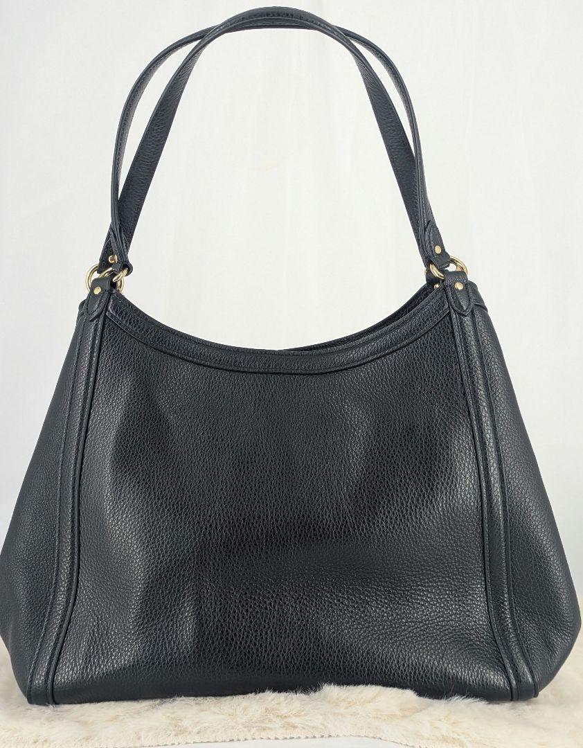 新品 COACH コーチ クリスティ レザー トートバッグ ショルダー ブラック