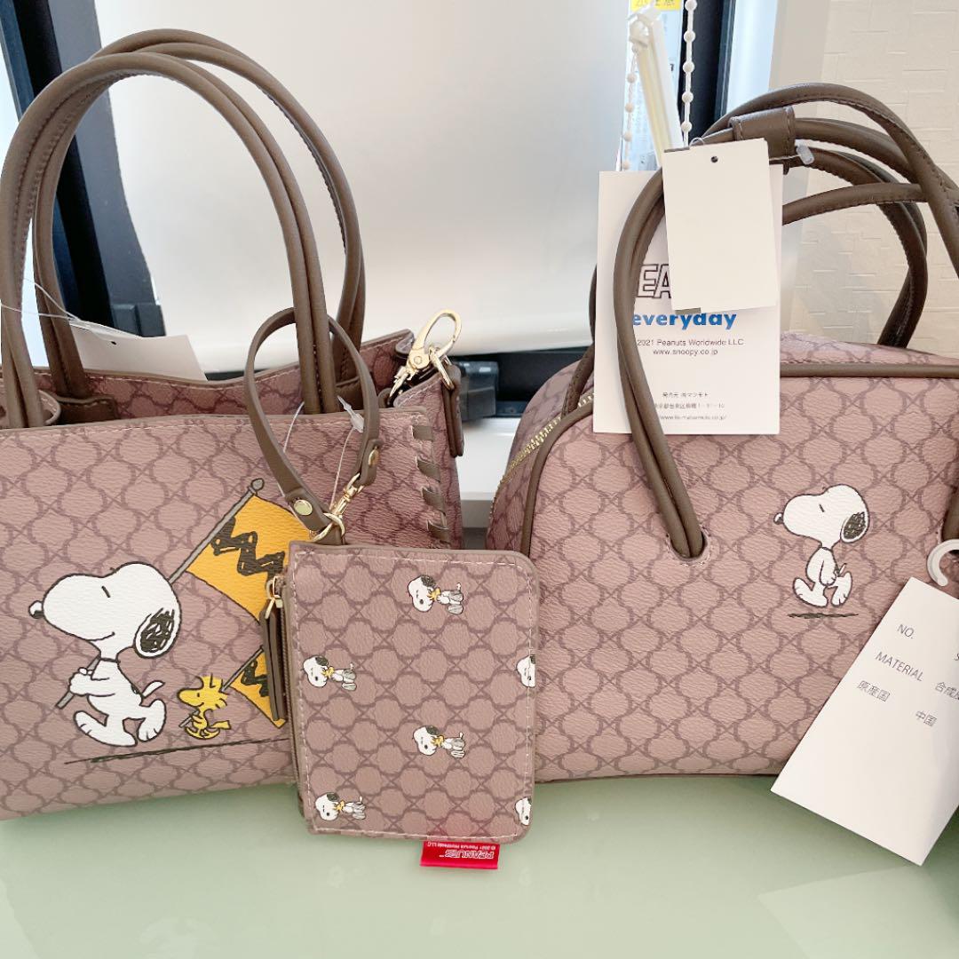お気に入り インスタ大人気 5点セットsnoopyバッグ しまむらスヌーピー トートバッグ Saaec Org Br