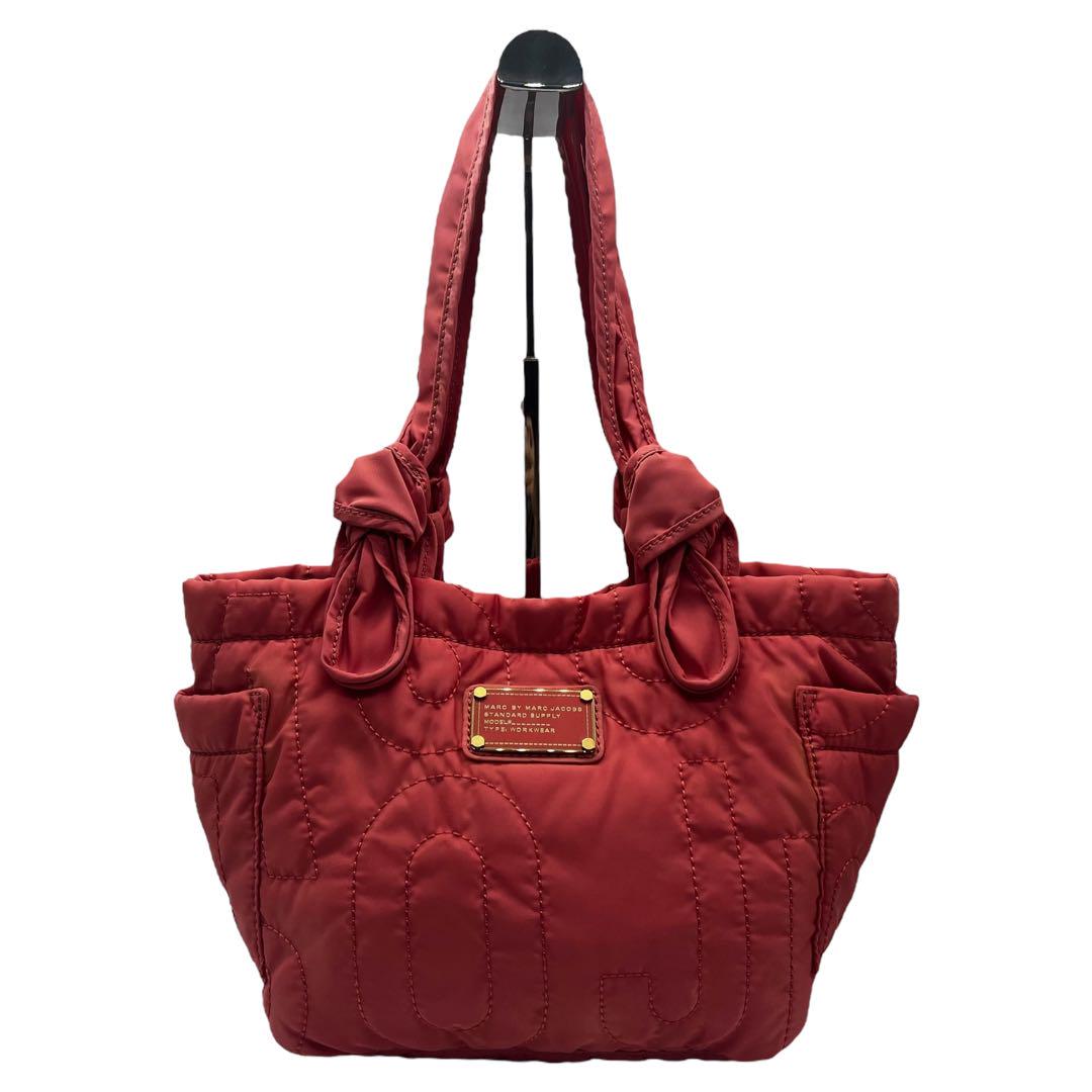 MARC BY MARC JACOBS　トート　肩掛け　ステッチ　ピンク　815 MARC BY MARC JACOBS トート 肩掛け ステッチ ピンク 815 - メルカリ