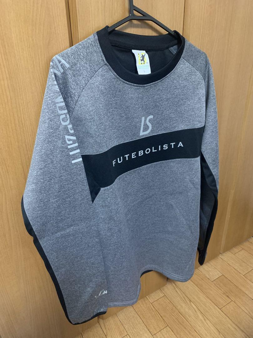 【L】Luz e Sombra FUTEBOLISTA 長袖Tシャツ グレー