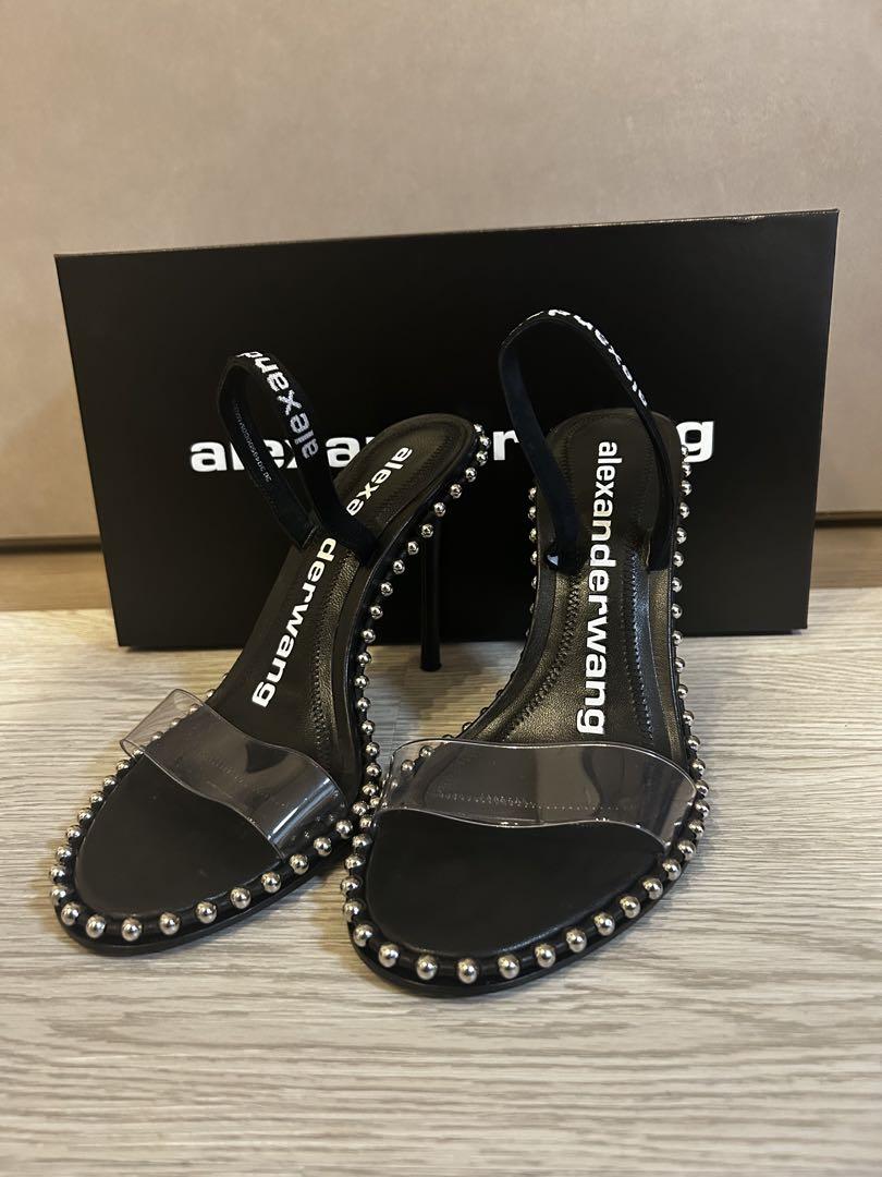 極美品✨アレキサンダーワン　ノヴァ　ブラック　ハイヒール　サンダル36 /194