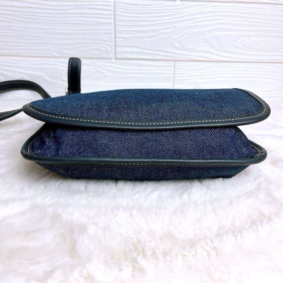 極美品☆COACHコーチ 2wayショルダーバッグ デニムブルー