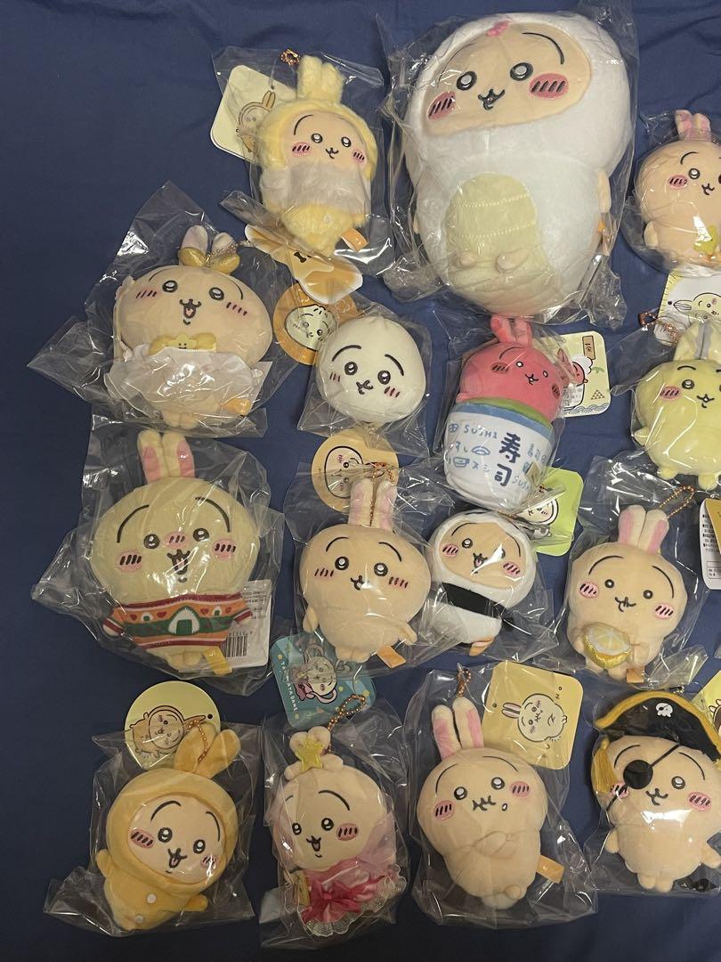 ちいかわマーケット　うさぎマスコットまとめ売り　パジャマ　パンダ　まじかる　寿司