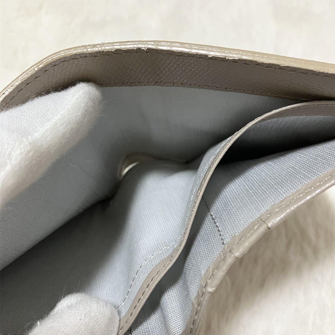 美品 SOMES SADDLE コンパクト ラウンド 折り財布 ソメスサドル 革