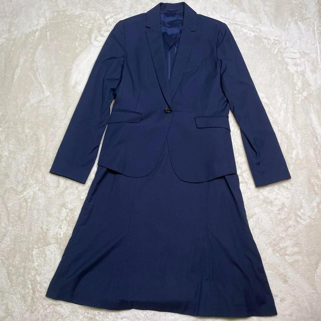 美品 m.f.editorial スーツ 3点セット XL セット ネイビー