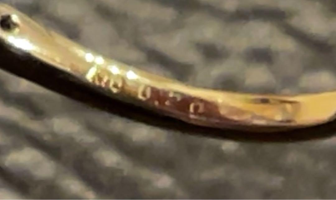 定番のお歳暮 お値下げ中‼️華奢ハーフエタニティリング k10 アクセサリー