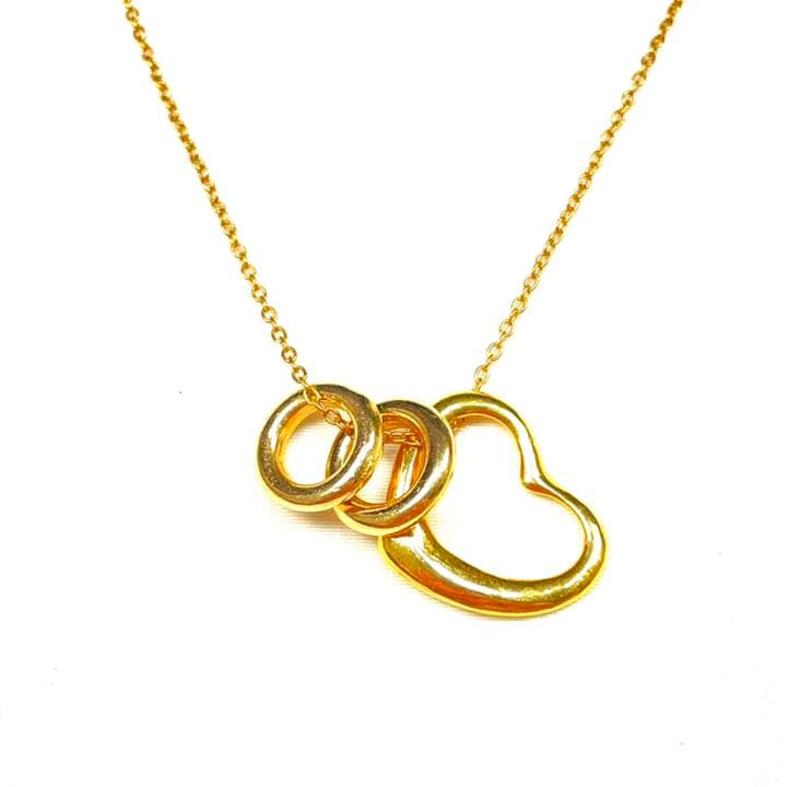 超希少 90s 刻印 GIVENCHY ゴールド ネックレス オープンハート | www