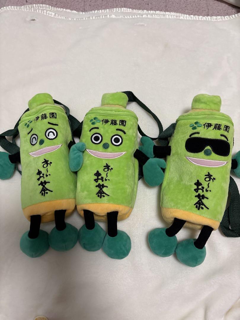 おーいお茶くん　 ぬいぐるみ型ペットボトルカバー