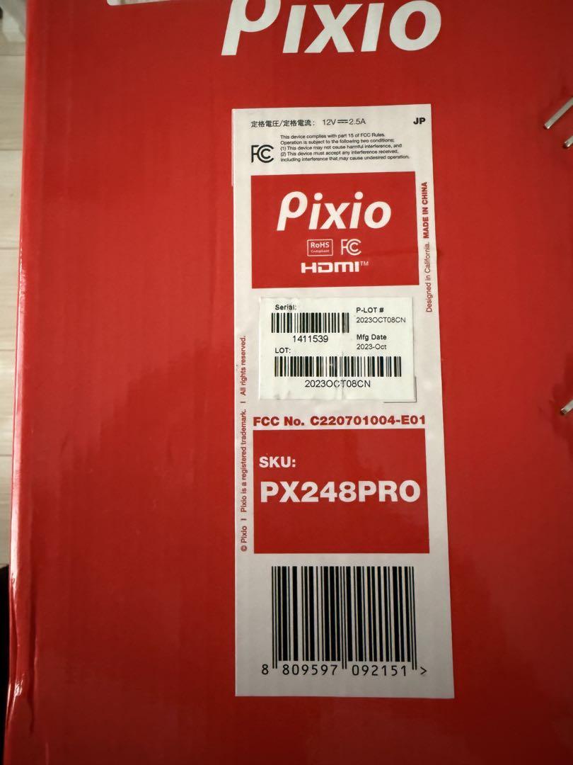 最終値下げ！Pixio PX248PRO 24インチ LEDモニタ