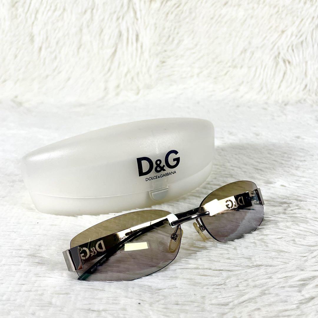 極美品 DOLCE＆GABBANA サングラス ブラウンレンズ