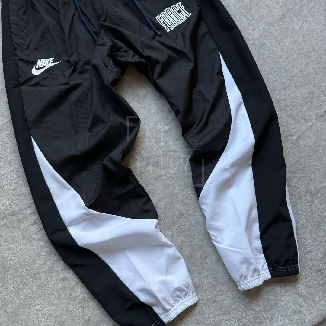 ブラック NIKE パンツ AIR FORCE ウーブン エアフォース M