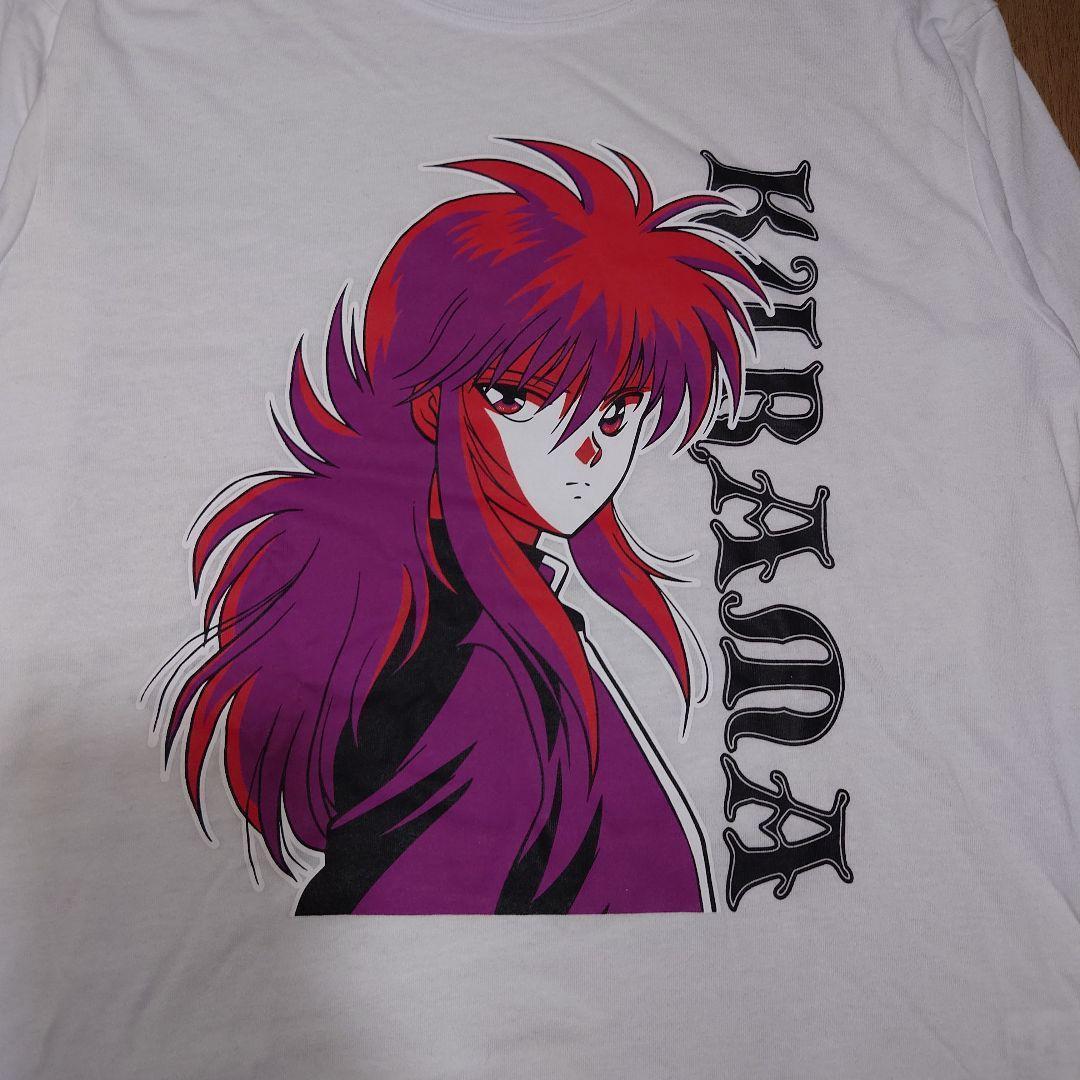 90s 幽遊白書　蔵馬ビッグプリント　オフィシャルロンT　アニメTシャツ　古着