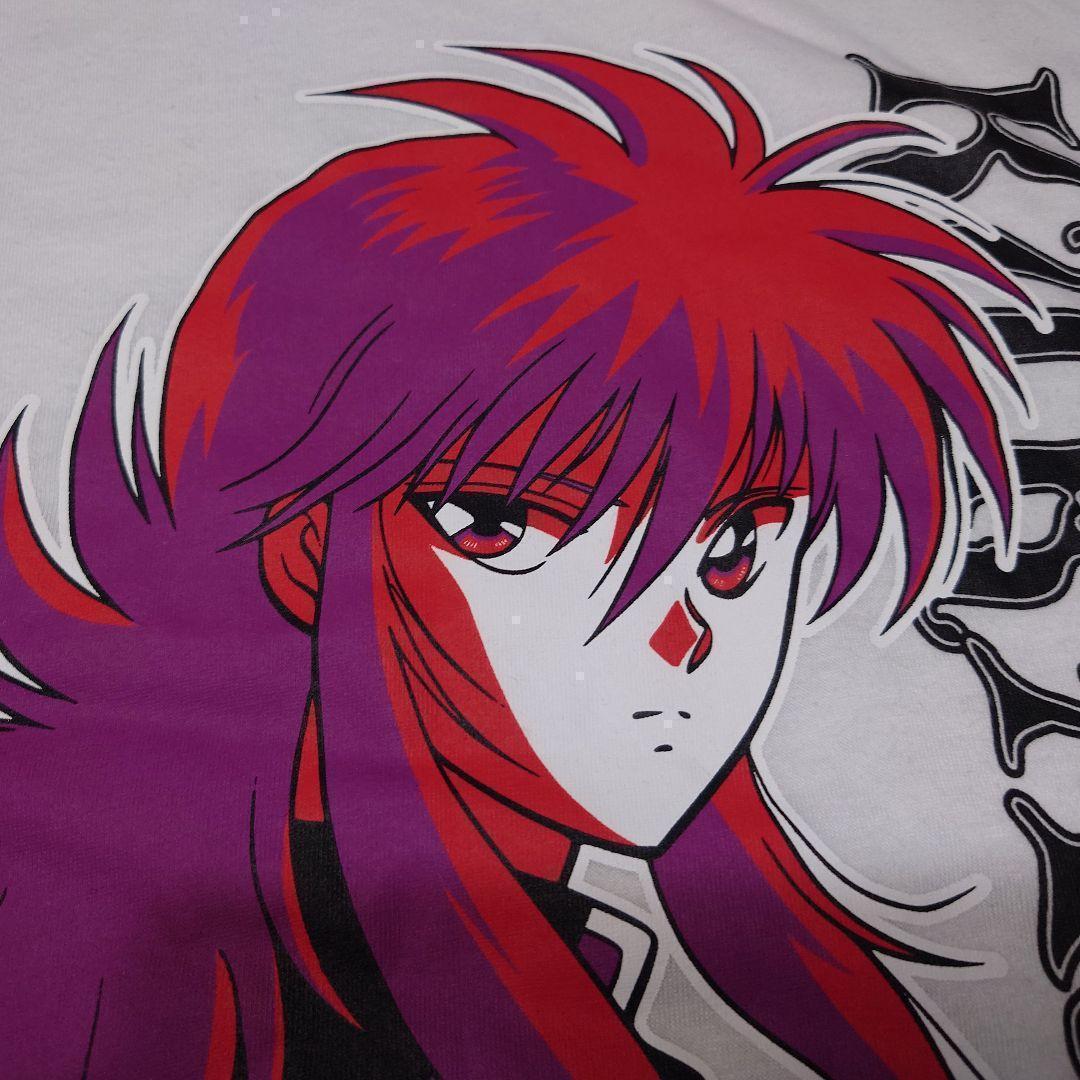 90s 幽遊白書　蔵馬ビッグプリント　オフィシャルロンT　アニメTシャツ　古着