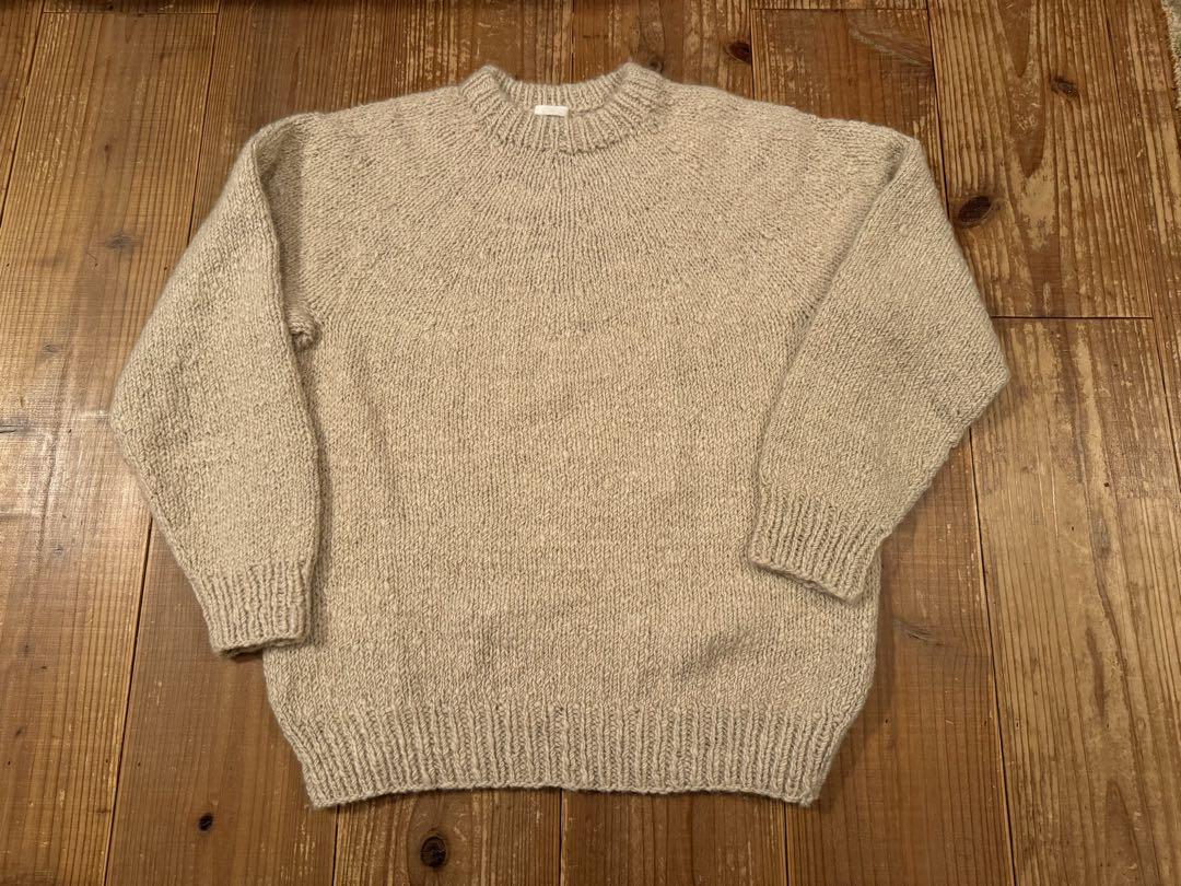 【感謝価格】 COMOLI(コモリ) カシミヤ100% ハンドニット 23aw 24aw トップス