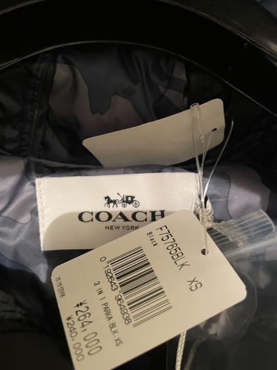 特価❗️新品未使用coach高級レザージャケットシアリング　ムートンジャケット