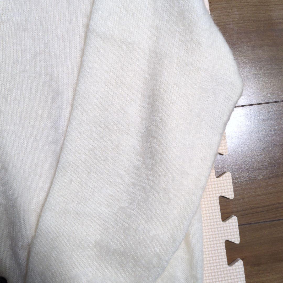 ワコマリア　モヘアカーディガン　白　野村訓市さん着用