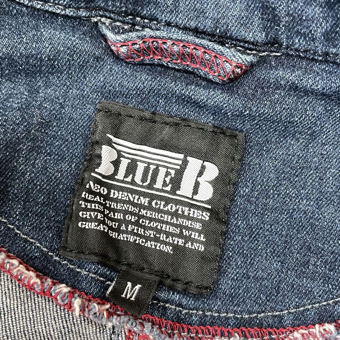 Blue B ブルービー デニム つなぎ 作業着 現場女子 メンズ Y2K