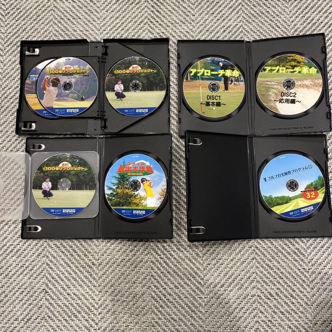 ★ゴルフDVD10枚セット★100切プロジェクト★アプローチ★スライス★自宅練習