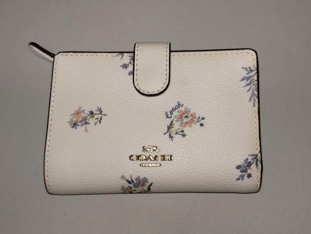 コーチ COACH 財布 フローラル プリント ジップ ウォレット