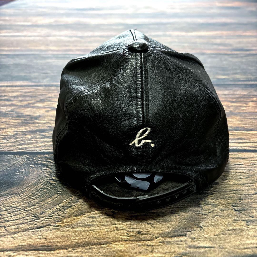 帽子 agnes b. / 90's leather cap logo