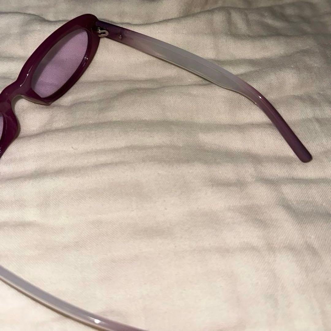 【Grunge Glasses パープル サングラス】 未使用