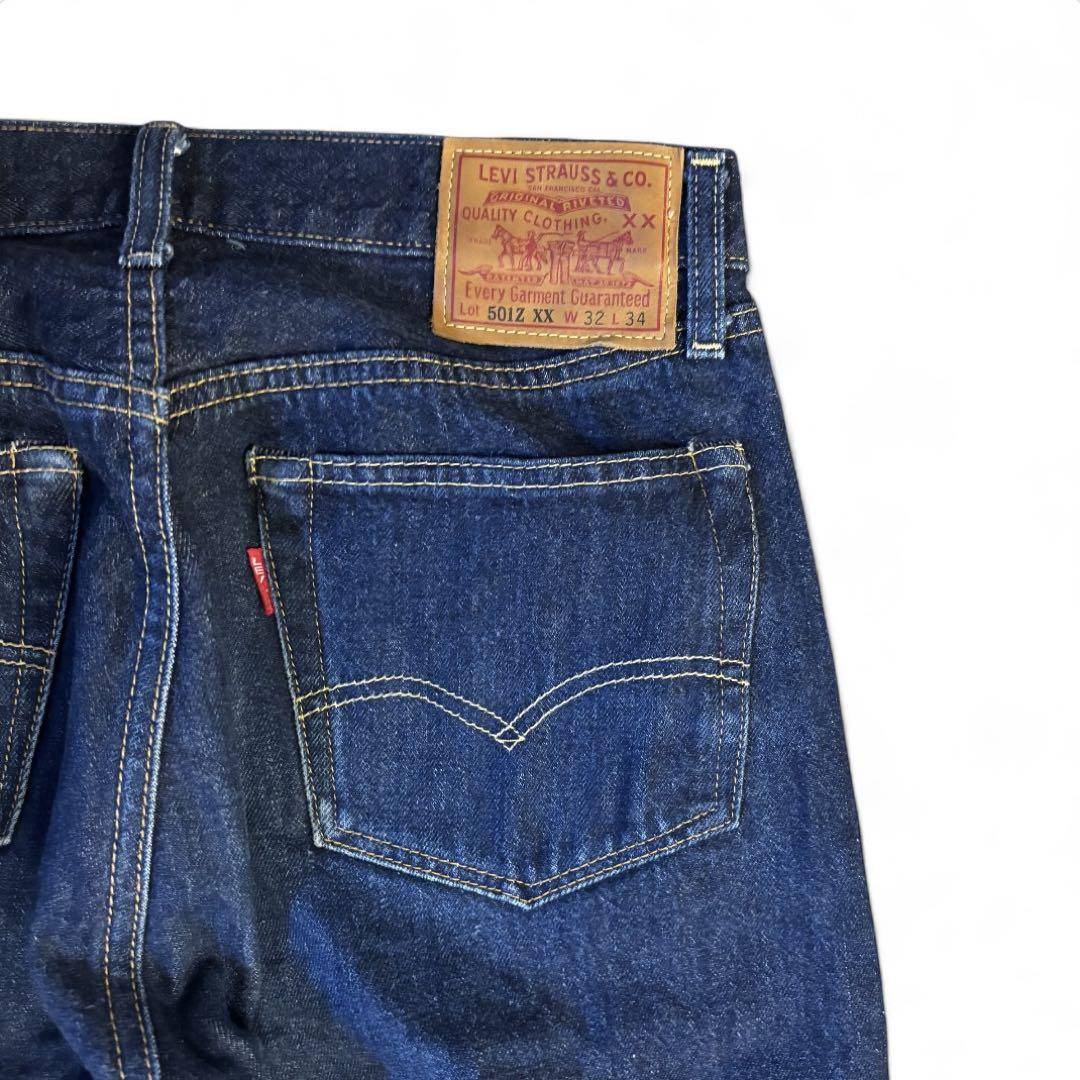 【極上】濃紺 501XX 34×32 60年代 ゴールデンサイズ リーバイス VTG Levis 501 Jeans Mens Black Original Fit Straight Leg