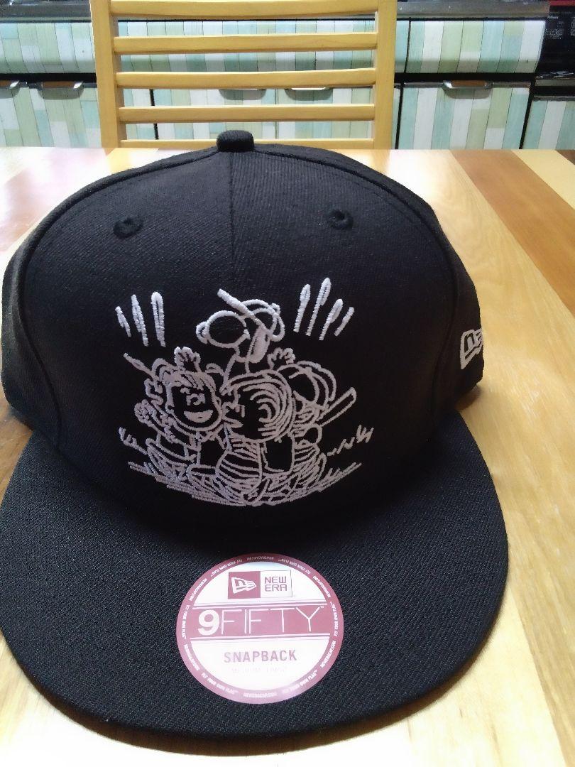 【新品未使用】 New Era スヌーピー刺繍 スナップバックキャップ