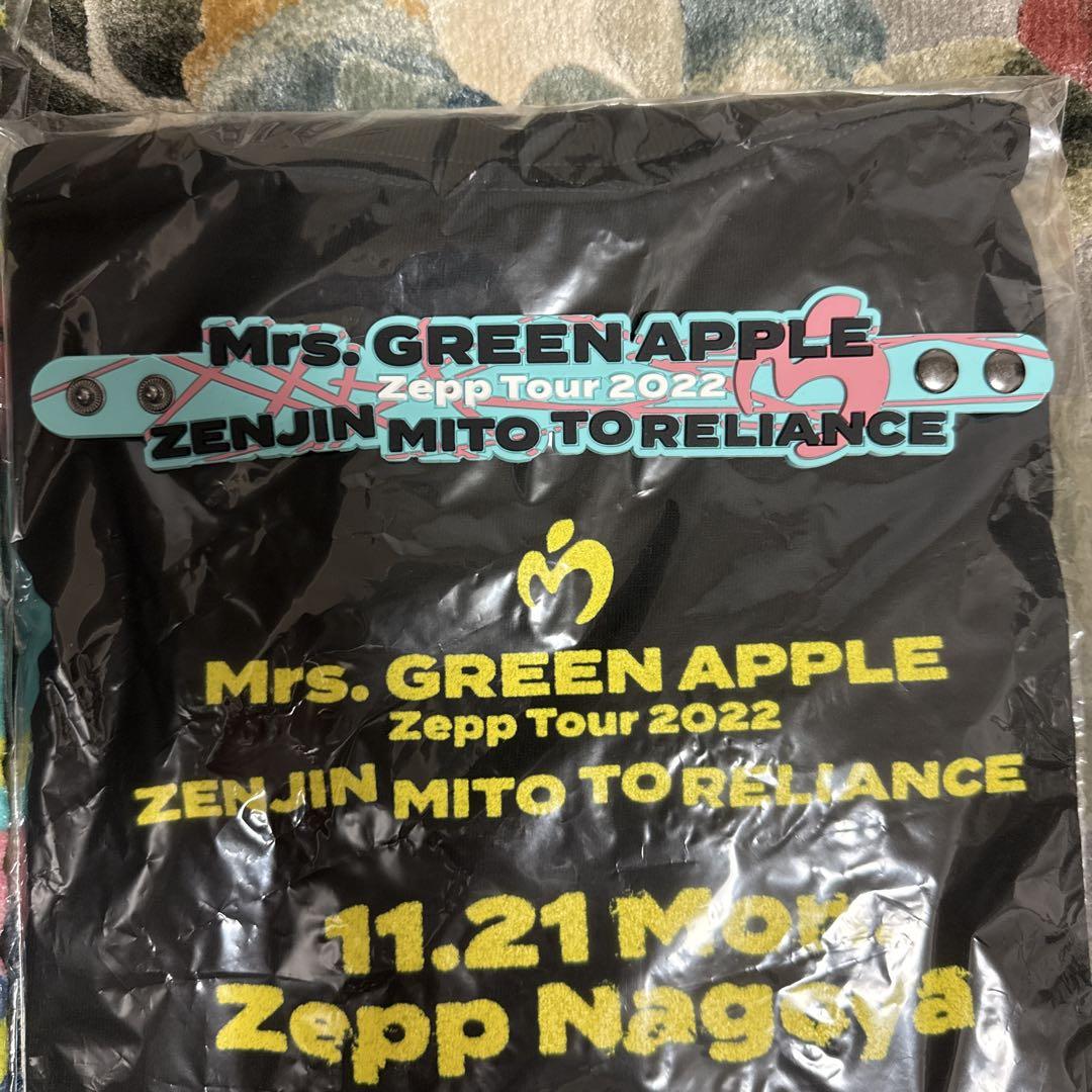 Mrs. GREEN APPLE タオル TシャツXL Zepp Nagoya Mrs. GREEN APPLE タオル TシャツXL Zepp Nagoya - メルカリ