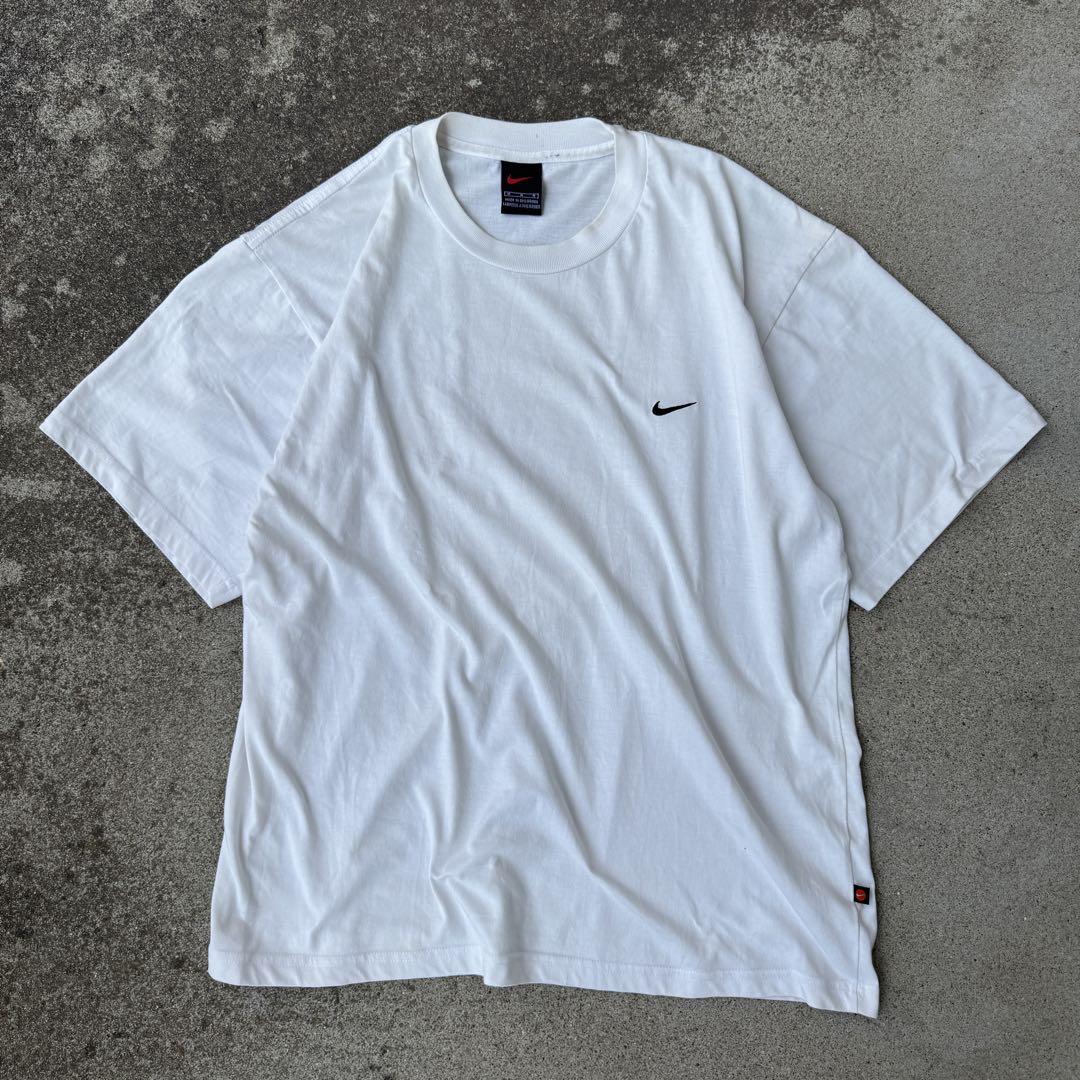 1990's NIKE S/S T-shirt one point swoosh