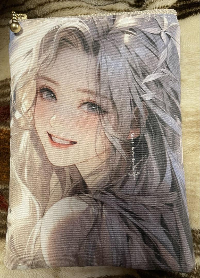 ハンドメイド ミニフラットポーチ
