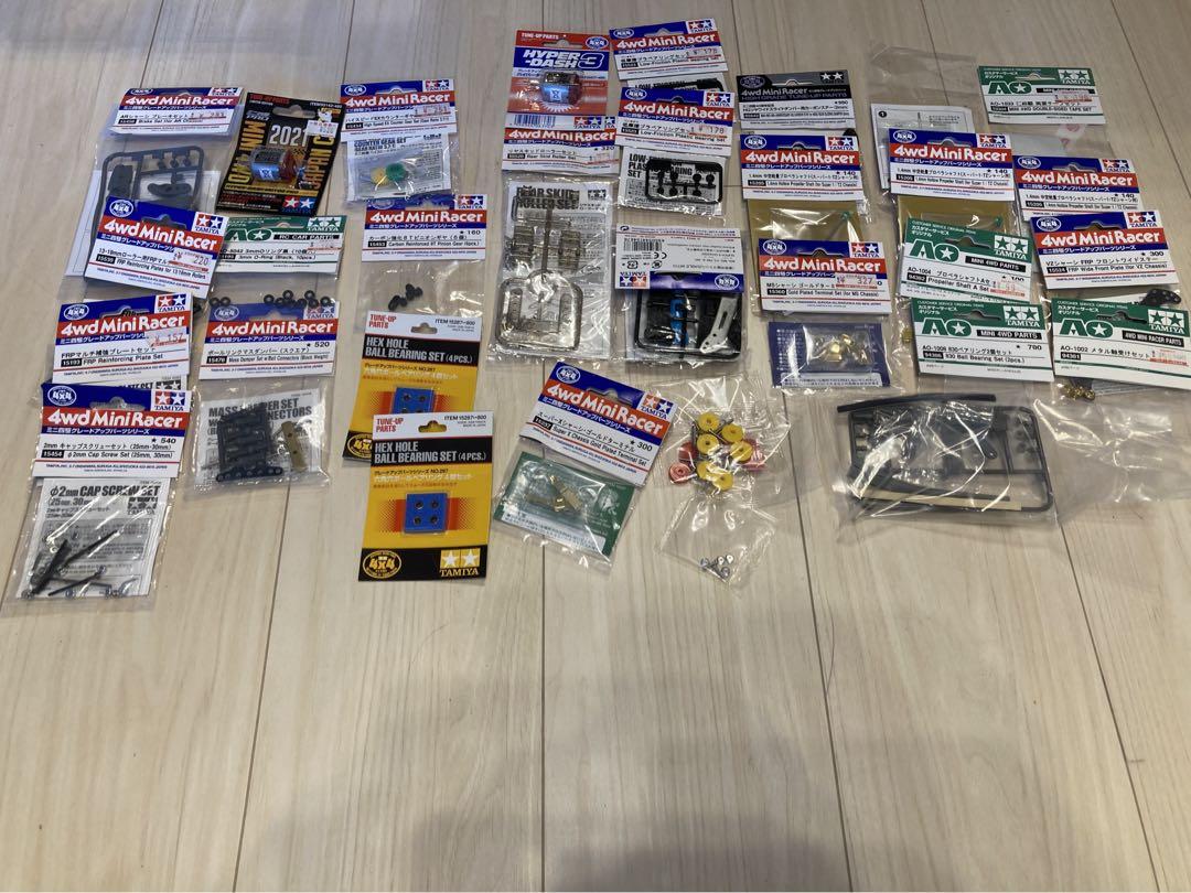 限定セールをすべて ミニ四駆】引退品 未使用パーツ多数 完成品ミニ四駆多数 自動車